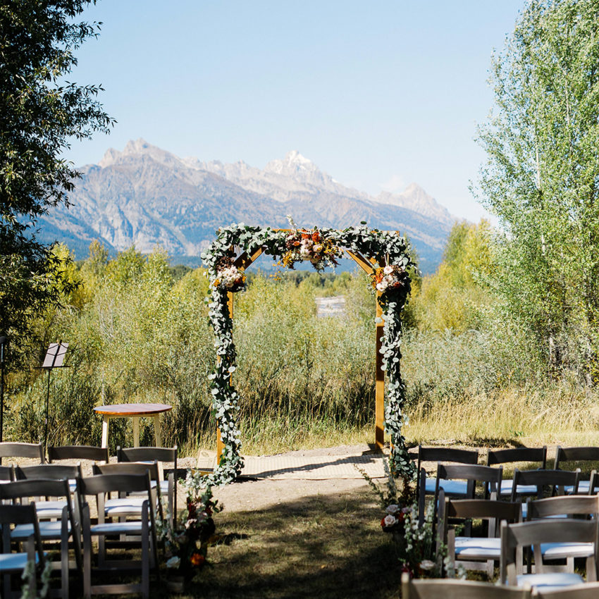 Luxury wedding venues in Jackson Hole